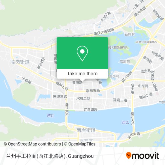 兰州手工拉面(西江北路店) map