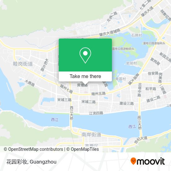 花园彩妆 map