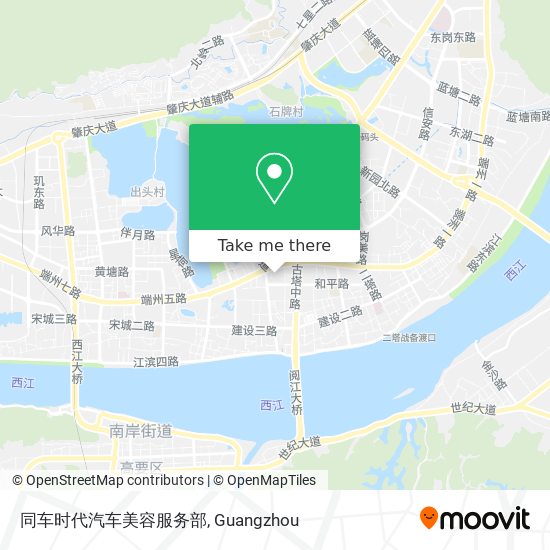同车时代汽车美容服务部 map