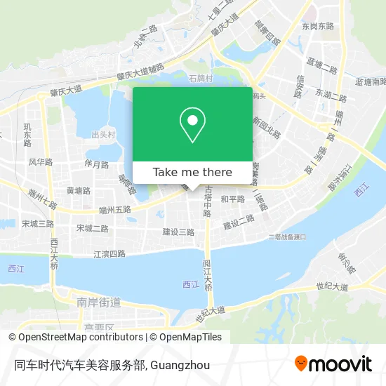 同车时代汽车美容服务部 map