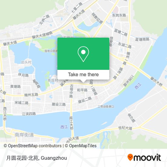 月圆花园-北苑 map