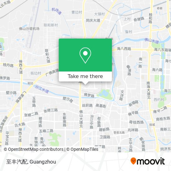 至丰汽配 map