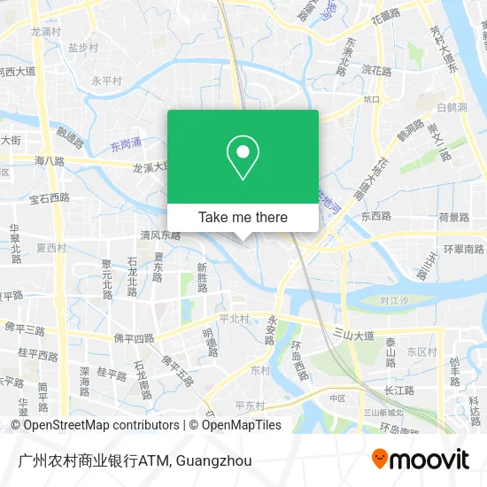 广州农村商业银行ATM map
