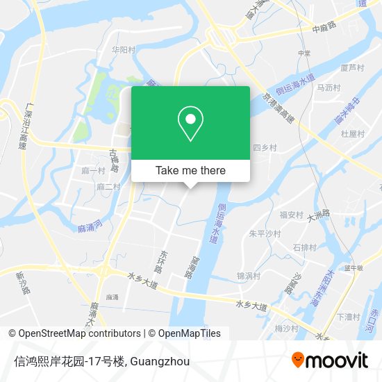 信鸿熙岸花园-17号楼 map