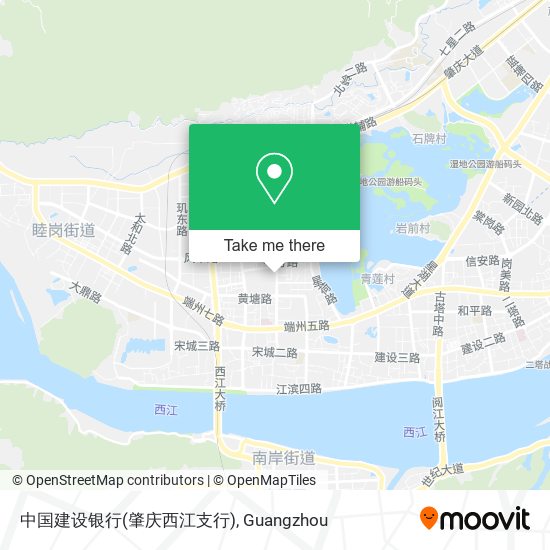 中国建设银行(肇庆西江支行) map