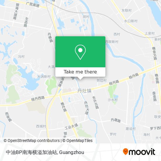 中油BP南海横溢加油站 map