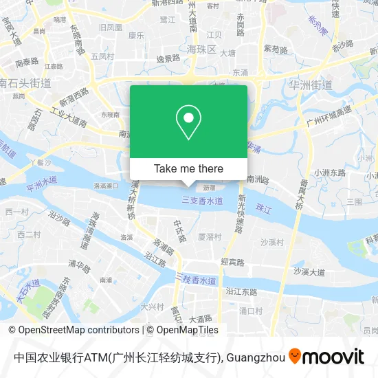 中国农业银行ATM(广州长江轻纺城支行) map
