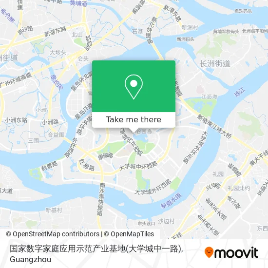 国家数字家庭应用示范产业基地(大学城中一路) map