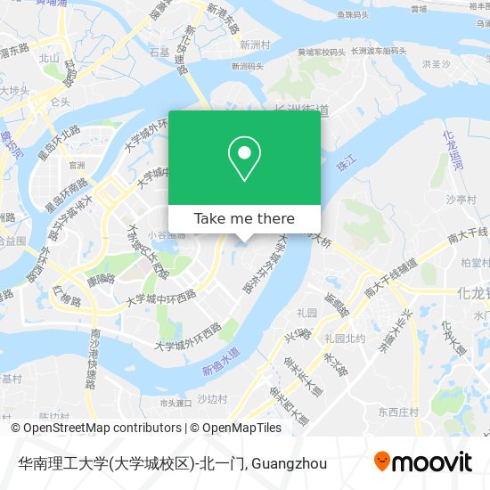 华南理工大学(大学城校区)-北一门 map