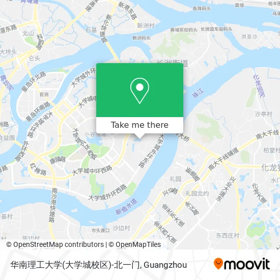 华南理工大学(大学城校区)-北一门 map