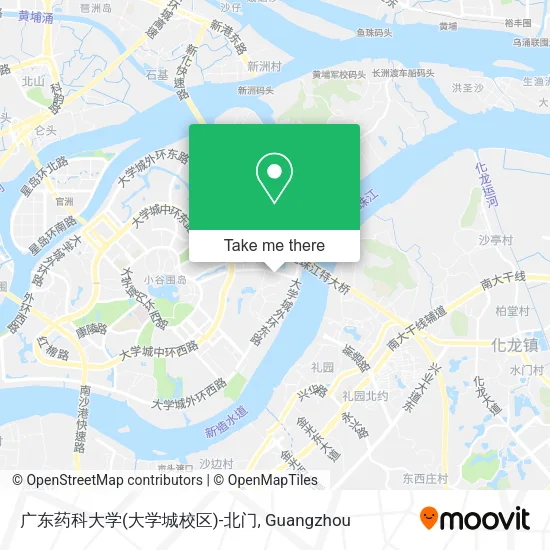 广东药科大学(大学城校区)-北门 map