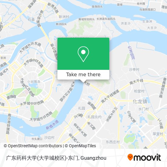 广东药科大学(大学城校区)-东门 map