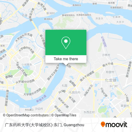 广东药科大学(大学城校区)-东门 map