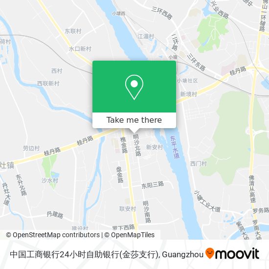 中国工商银行24小时自助银行(金莎支行) map