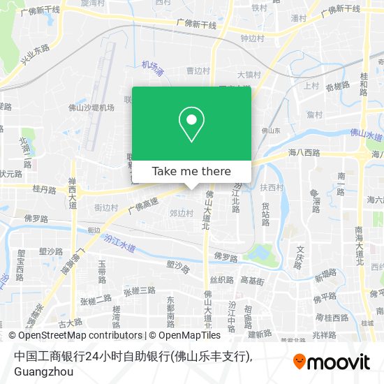 中国工商银行24小时自助银行(佛山乐丰支行) map