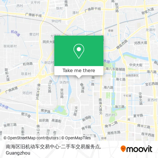 南海区旧机动车交易中心-二手车交易服务点 map