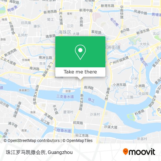 珠江罗马凯撒会所 map