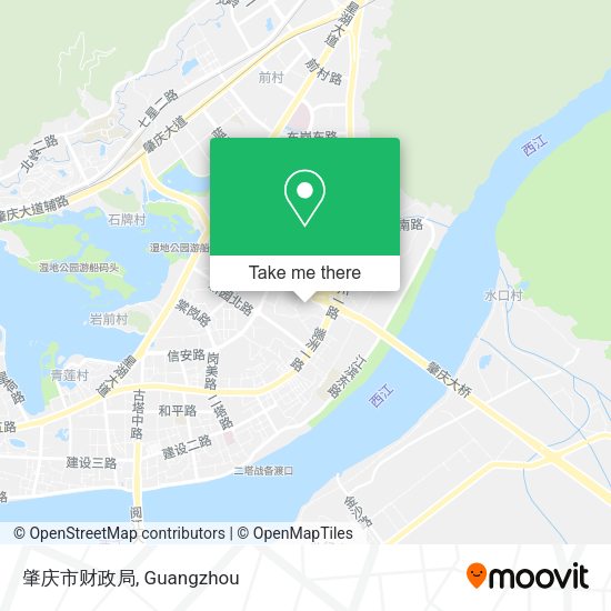 肇庆市财政局 map