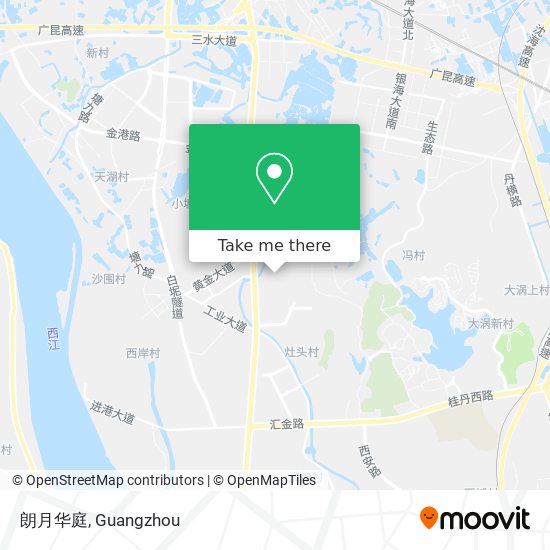 朗月华庭 map