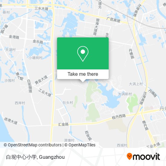 白坭中心小学 map
