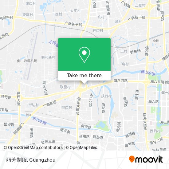 丽芳制服 map