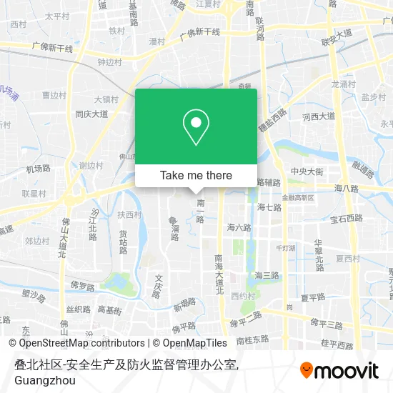 叠北社区-安全生产及防火监督管理办公室 map