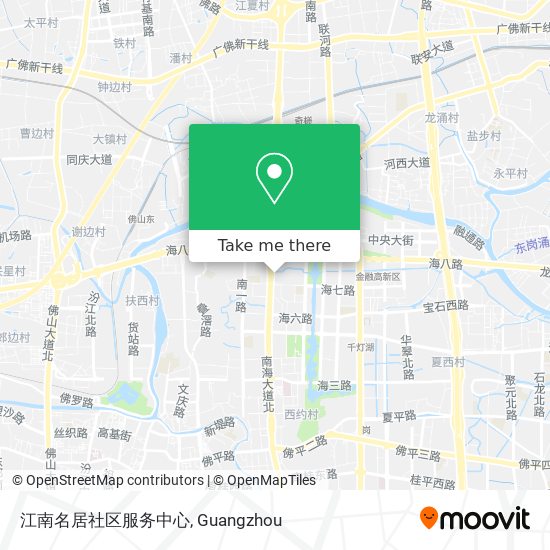 江南名居社区服务中心 map