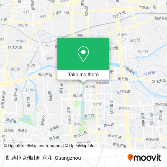 凯迪拉克佛山时利和 map