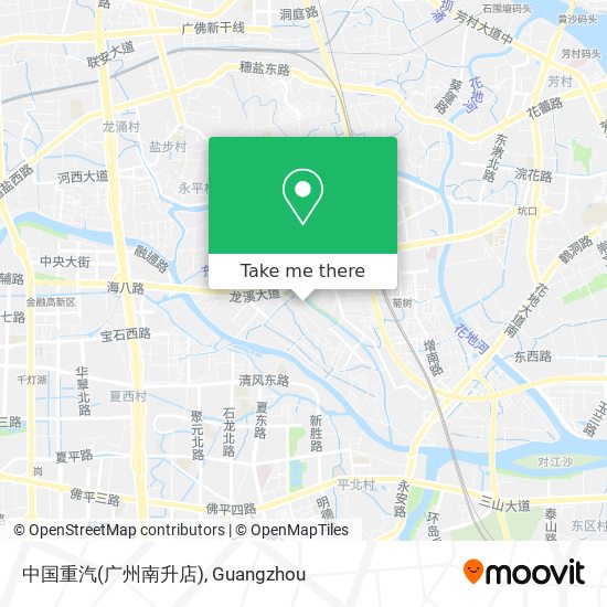 中国重汽(广州南升店) map