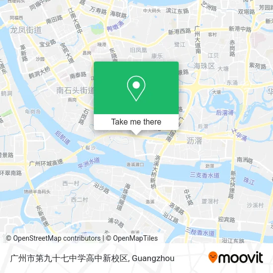 广州市第九十七中学高中新校区 map