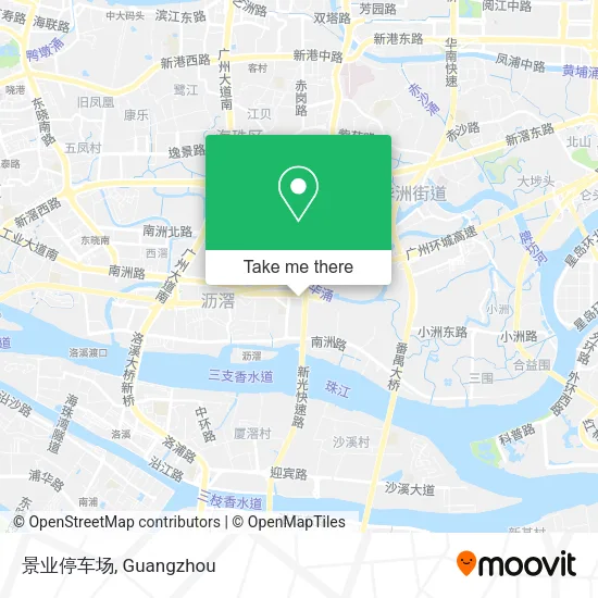 景业停车场 map