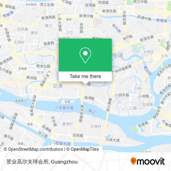 景业高尔夫球会所 map