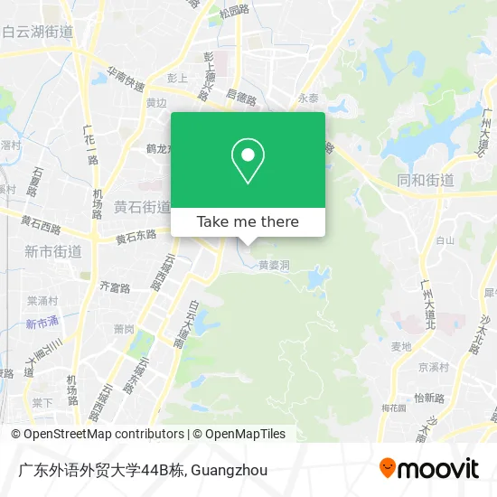 广东外语外贸大学44B栋 map