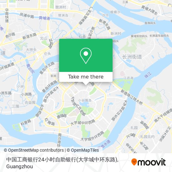 中国工商银行24小时自助银行(大学城中环东路) map