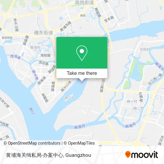 黄埔海关缉私局-办案中心 map