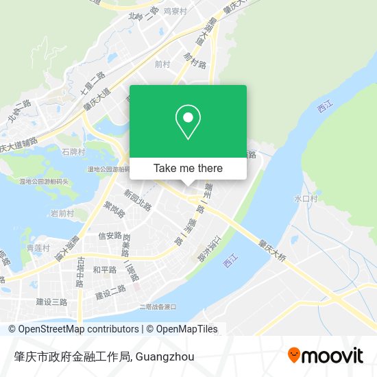 肇庆市政府金融工作局 map