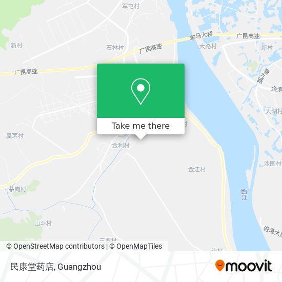 民康堂药店 map