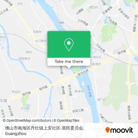 佛山市南海区丹灶镇上安社区-居民委员会 map