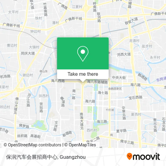 保润汽车会展招商中心 map
