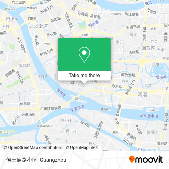 侯王庙路小区 map