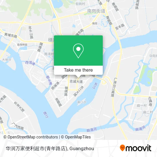 华润万家便利超市(青年路店) map
