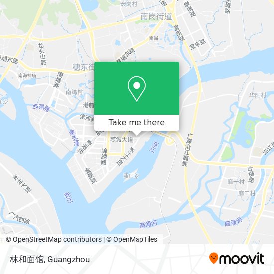 林和面馆 map
