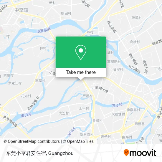 东莞小享君安住宿 map