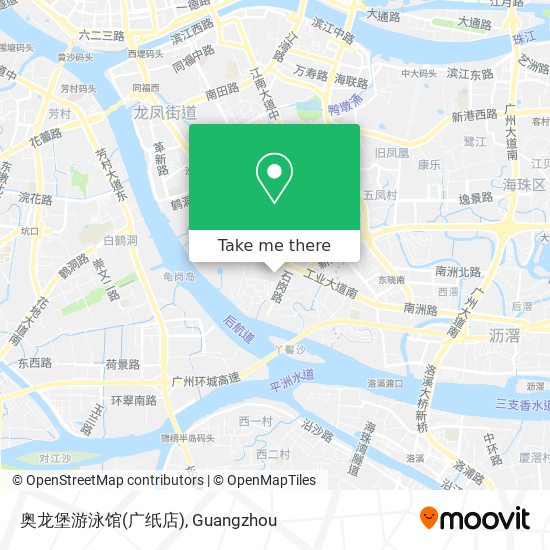 奥龙堡游泳馆(广纸店) map