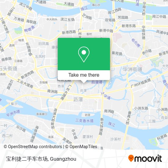 宝利捷二手车市场 map