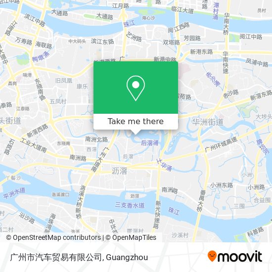 广州市汽车贸易有限公司 map