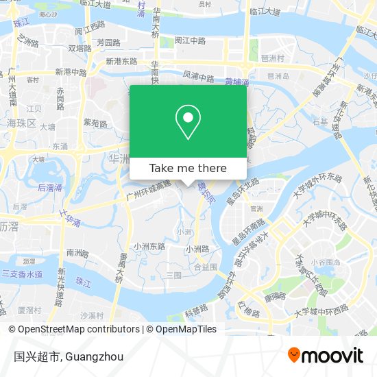 国兴超市 map