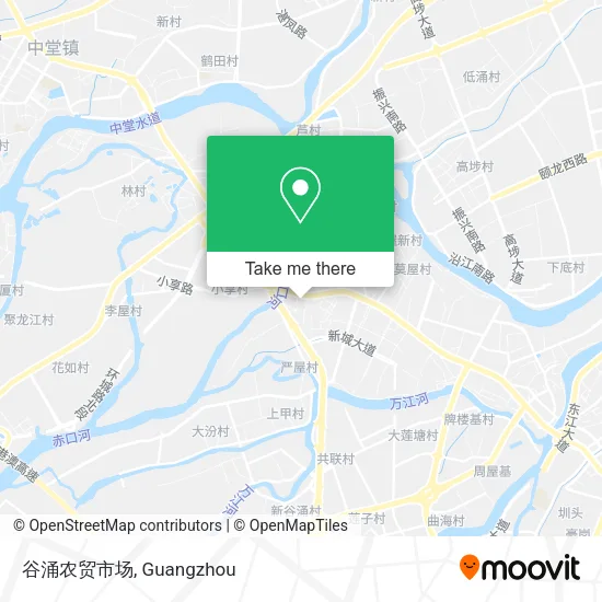 谷涌农贸市场 map