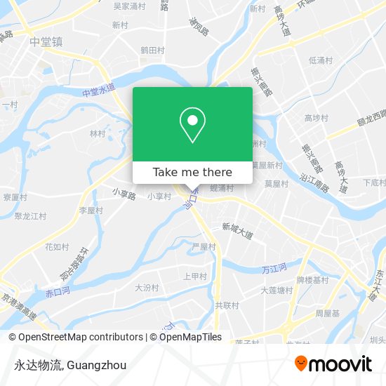 永达物流 map