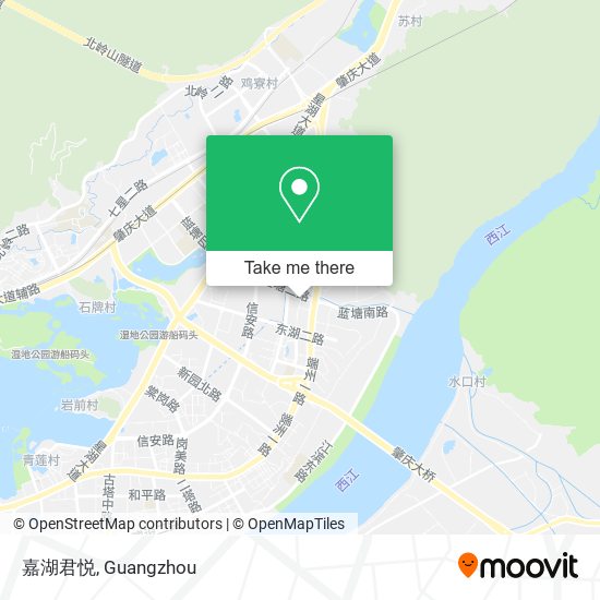嘉湖君悦 map